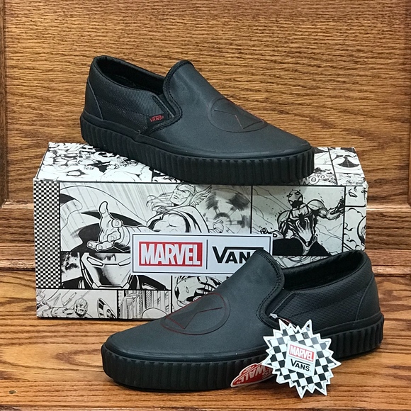 mens vans black shoes